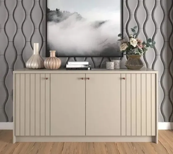 Buffet Lia 100% MDF- Entrega e Montagem grátis pra Fortaleza 