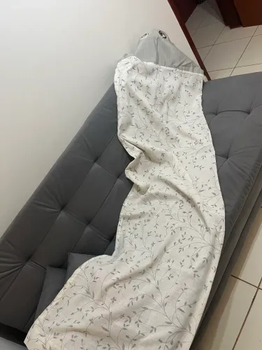 Cortina longa em linho