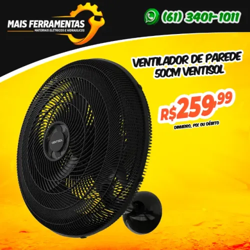 Ventilador de Parede 50Cm Ventisol