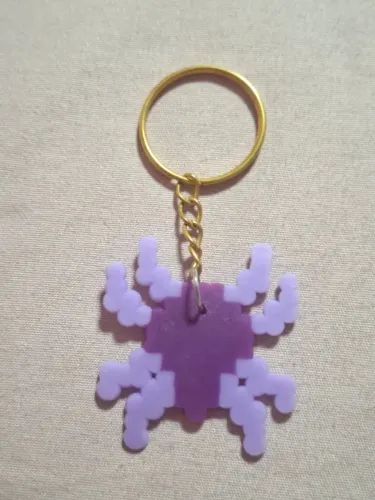 Chaveiros Mini Insetos Aranha Hama Beads Pixel Art Feito à mão