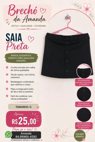 Saia preta