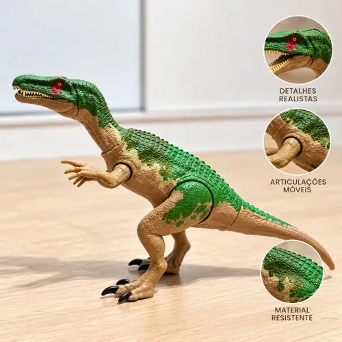 Dinossauro Jurassic World Mattel Original Verde com Código DNA