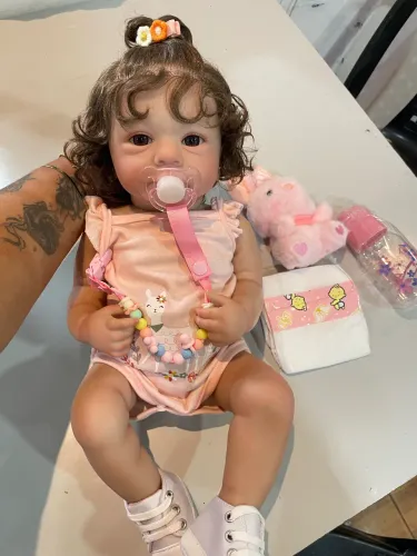 Bebê Reborn de silicone vinílico nova
