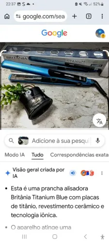 Prancha britania titanium bivolt