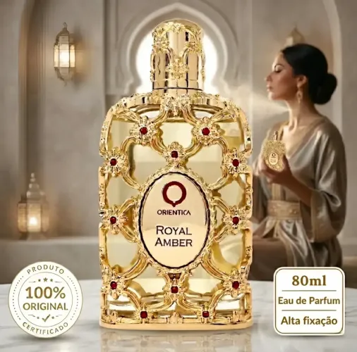 Perfume Royal Amber 80ml Unissex