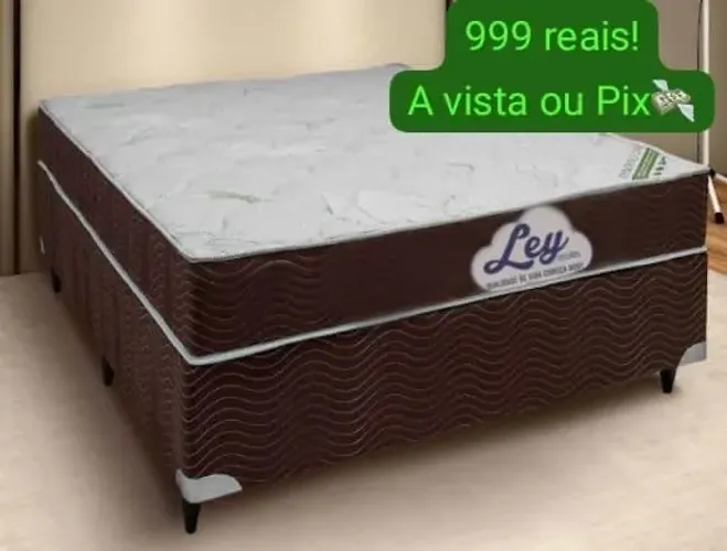 CAMA CASAL PADRÃO À PRONTA ENTREGA