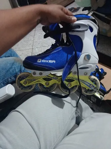 Patins com protetor
