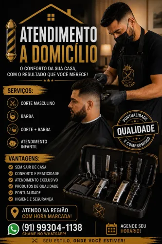 Seu Corte, Seu Estilo, Onde Você Estiver! ?