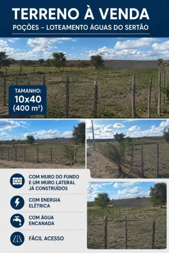 TERRENO À VENDA - POÇÕES/BA