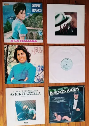 Lote 12 discos vinil lps internacionais variados