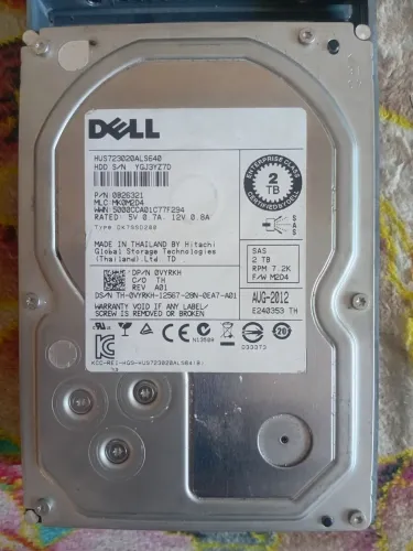 Hd SAS DELL 2TB