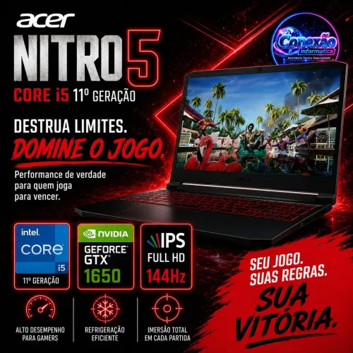 Notebook Acer Nitro 5 11° geração GTX (A pronta entrega)