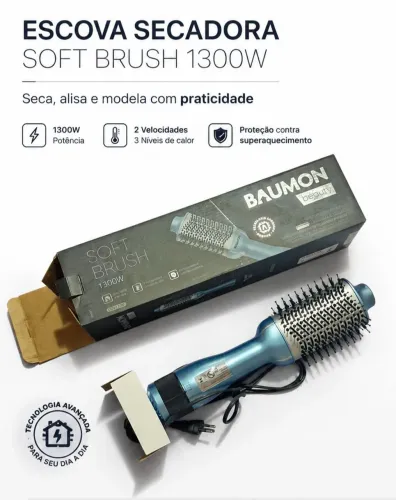 Escova Secadora Baumon 1300W