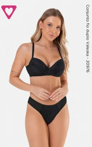 Conjunto fio duplo Valeska-20976<br>20976