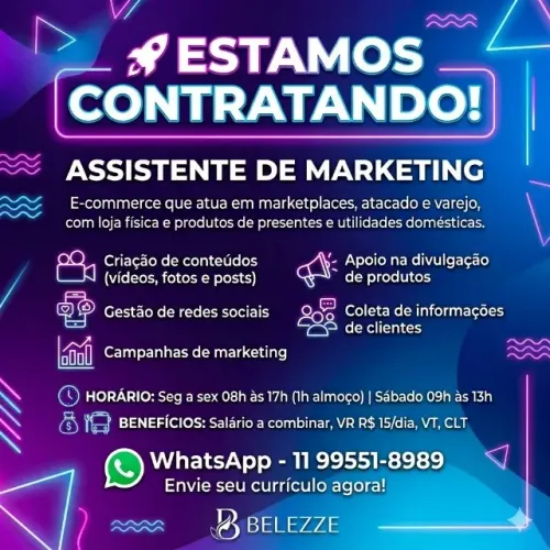 ASSISTENTE DE MARKETING