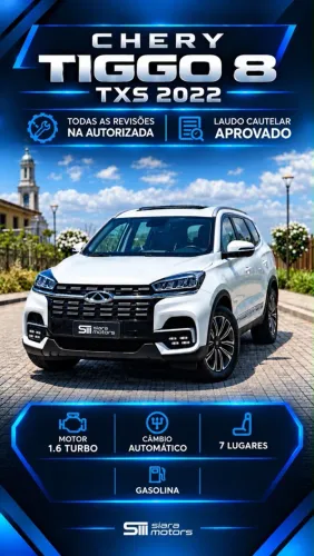 Chery Tiggo 8 TXS 1.6 Turbo Tgdi AUT 2022