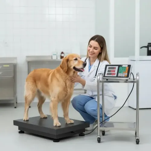Balança Digital Para Pesar Caixas 700kg Sem Coluna 45x60cm CLINICA
