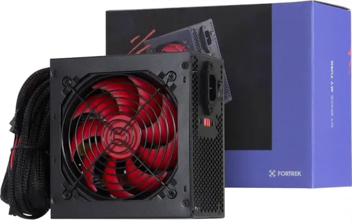 Fonte Gamer ATX 500W Crusader Preta Fortrek ? Nova e Lacrada