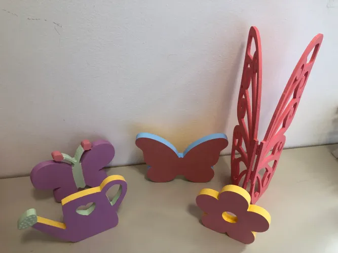 Decoração de festa - Kit MDF