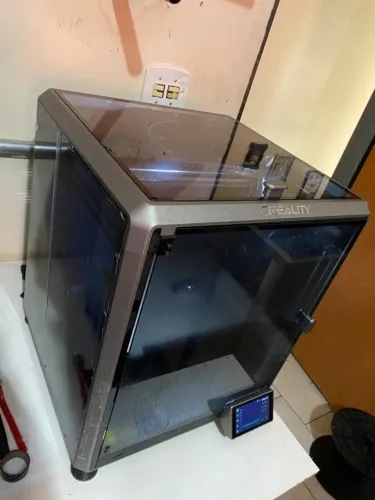 IMPRESSORA 3D K1 MAX CREALITY USADA SEM GARANTIA PROBLEMA NO MOTOR DA EXTRUSORA