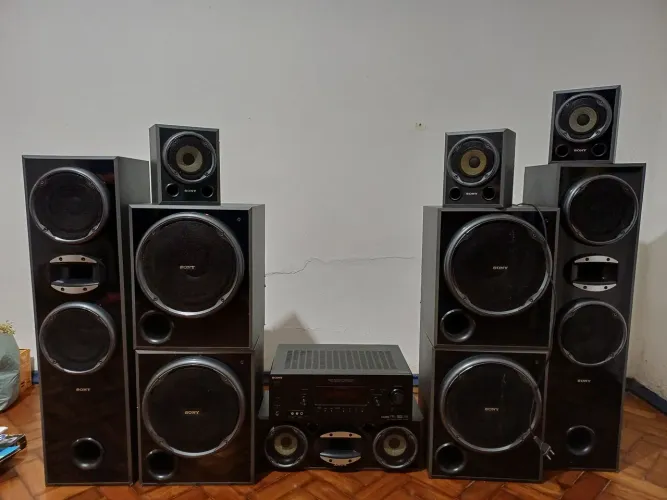 Home Theater Sony Muteki 1500w (Com 4 Subwoofers) - Graves Fortes