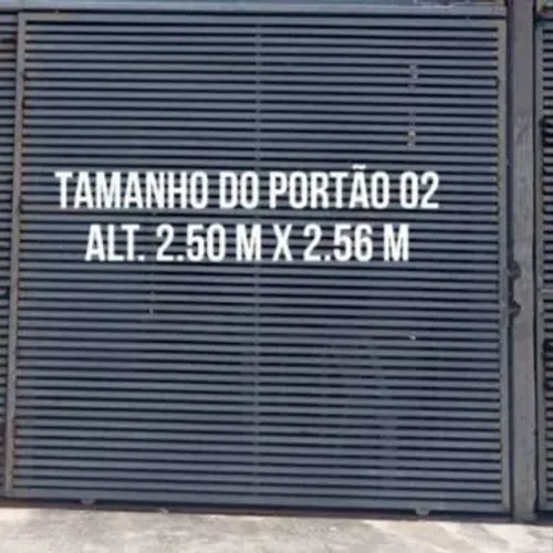 VENDO PORTÃO COMPLETO ( PORTÃO USADO, COM TRILHO, GUIA E FECHADURA)