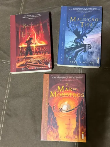 Livros coleção Percy Jackson