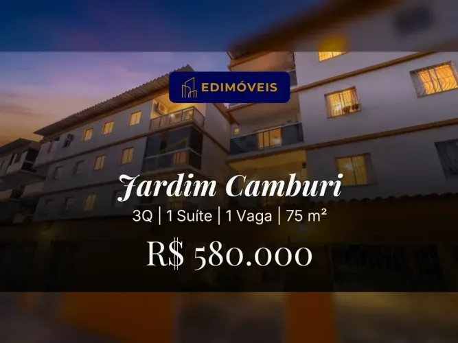 Jardim Camburi: Apartamento 3 quartos, ideal para quem busca tranquilidade