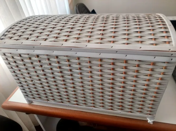 Baú de Fibra Sintética (branco)
