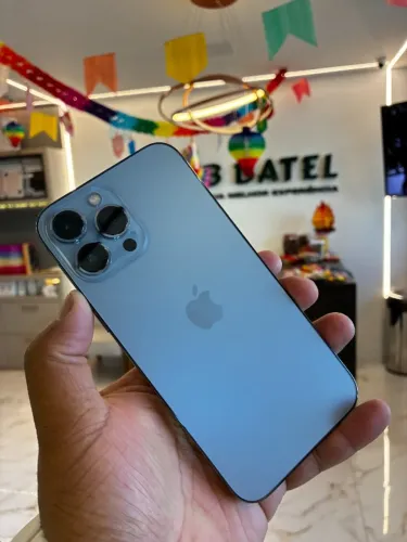 iPhone 13 Pro Max 512GB 77% Azul Sierra - Loja Fisica