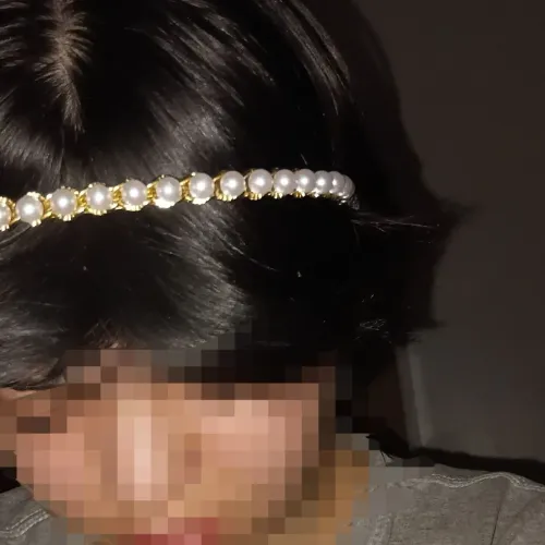 Tiara de pérolas intacta vivara