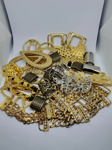 Kit de ferragens passantes metálicos para bolsas