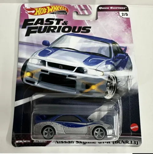 Hot Wheels Premium Velozes e Furiosos Quick Shifters 2/5 Nissan Skyline GT-R BCNR33