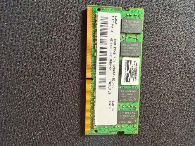 Memoria 16gb ddr4 3200aa barramento notebook & mini pc