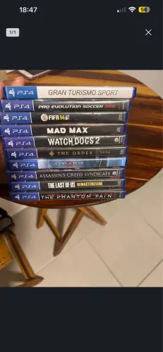 JOGOS MÍDIA FÍSICA PS4