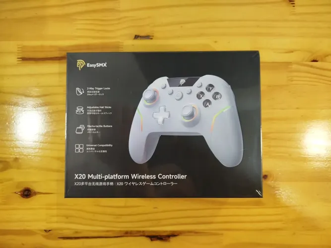 Controle EasySMX X20 - Hall Effect - Micro Switch - ARGB - Lacrado!