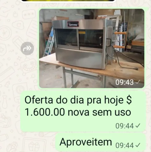 Oferta maquina assar frango nova