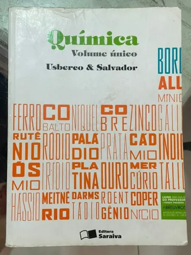 Livro: Química - volume único - Usberco & Salvador - editora Saraiva