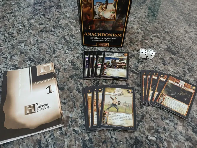 Anachronism TCG, Aquiles, Espartaco e Grettir
