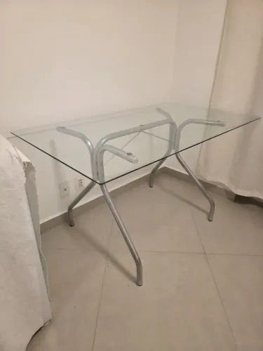 mesa de vidro 120 x 60