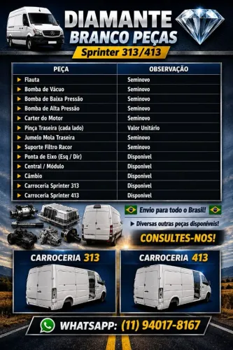 Peças Sprinter 313,413