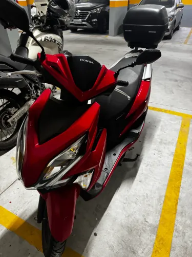 Honda Elite 125 2021 Vermelha - Apenas 1.500 km!