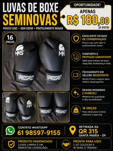 Luvas de boxe 16OZ MKS Prospect