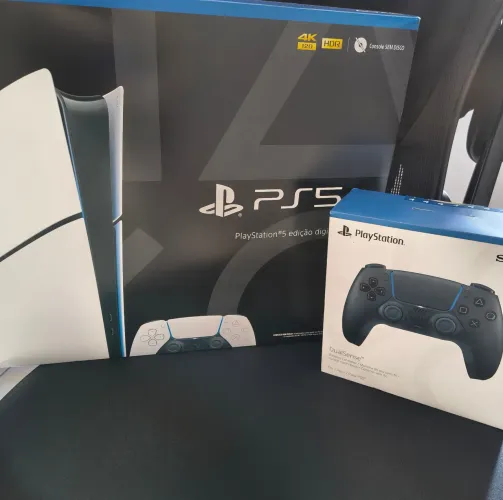 PS5 slim 1t digital com controle