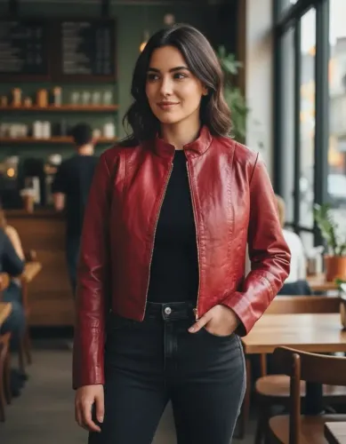 Jaqueta em couro legítimo argentino GB Leather