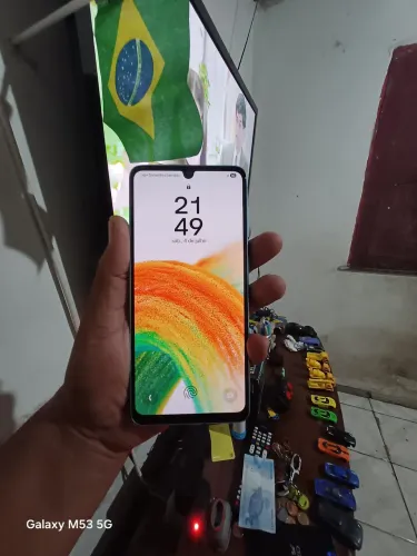 SAMSUNG A33 5G EM ESTADO DE NOVO BIOMETRIA NA TELA, SE. AVARIAS...