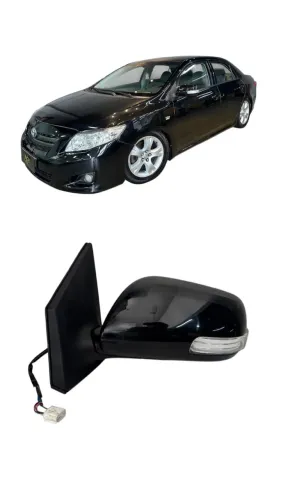 Retrovisor esquerdo Toyota Corolla Retrátil 2009 2010 2011 2012 2013 original