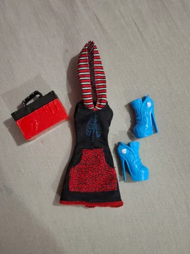 Acessórios originais monster high ghoulia scaris