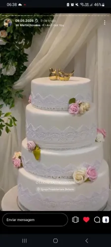 Bolo Fake de Casamento