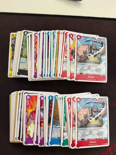 Cartas one piece OP17 - set completo raridade comum